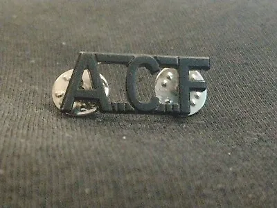 Army Cadet Force Blackened Anodised Shoulder Title • £2