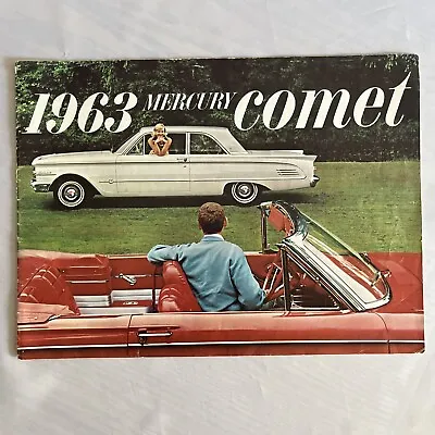 1963 Mercury Comet Dealer Sales Brochure Cyclone 260 S-22 Custom Wagon • $17.97