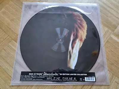 12  LP Disco Vinyl Mylene Farmer - Desenchantee PICTURE DISC • $129.99