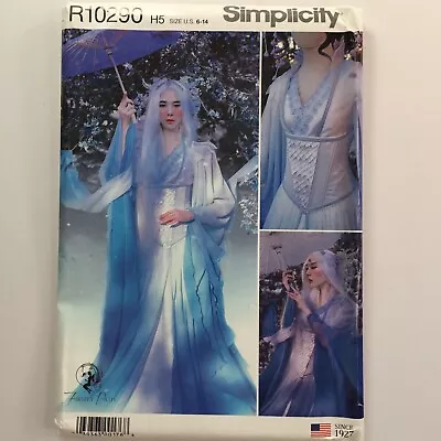 Simplicity 0290 Dress Bodice Corset Floaty Full Costume Ladies New Uncut Pattern • £17.50