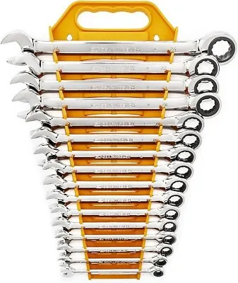 GearWrench 9416 Ratcheting Combination Wrench Set 16 Pc. Metric 8mm-24mm • $111.77