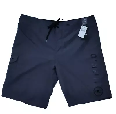 O'Neill Mens Size 36 Full Length Santa Cruz Solid 2.0 Swim Anthracite • $25.08