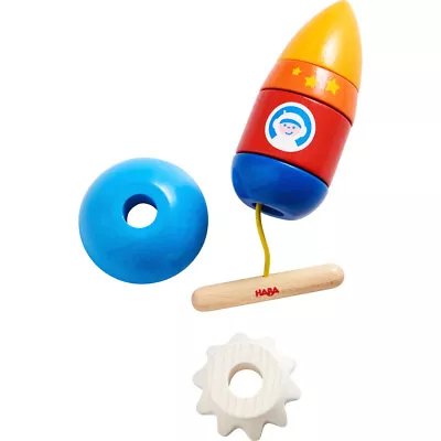 HABA Threading Game Rocket Dexterity Toy For Ages 2+ (Made In Germany) • $19.99