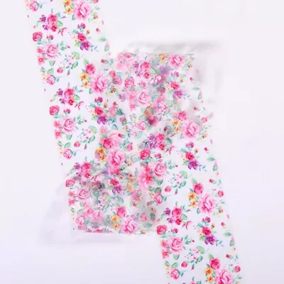 £1.75 • Buy Nail Art Foil 💖 GARDEN ROSES 💖 FLOWERS BUTTERFLIES 💖 Transfer Stickers Nails