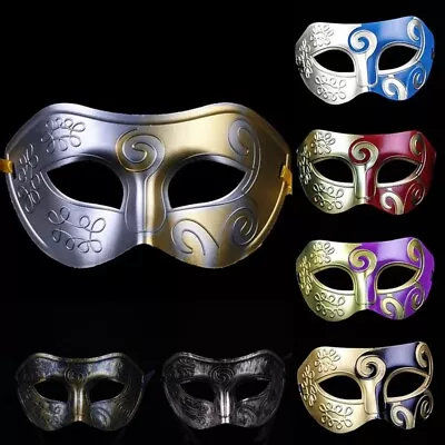 Retro Men Male Roman Gladiator Masquerade Mask Costume Party Fancy Banquet New • £3.77