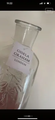 £6 • Buy Brand New Gisela Graham Glass Vase
