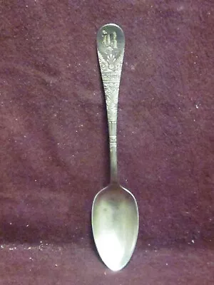 Sterling Wallace UNKNOWN DEMITASSE SPOON 3 7/8  10g Monogram  R • $22.50