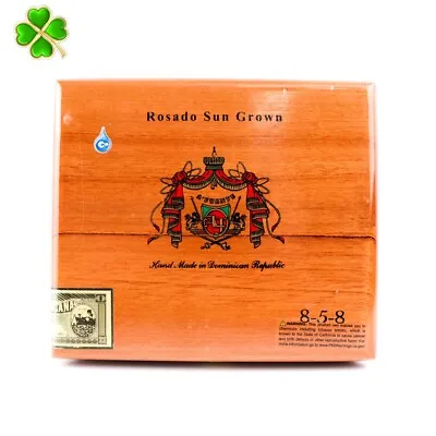 A. Fuente Rosado Sun Grown 8-5-8 Empty Wood Cigar Box 8.25  X 7  X 2.25  • $5.55