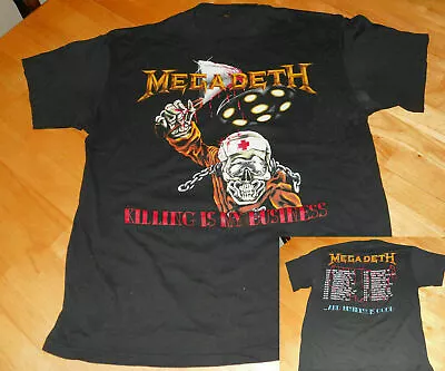 Vintage Megadeth Killing Is My Business T Shirt • $17.95