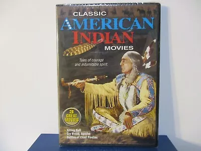 Classic American Indian Movies - 3 Movies - DVD - BRAND NEW SEALED - ED23-473 • $11.75