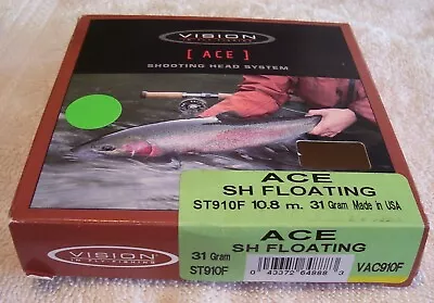 032024 Fly Line Vision Sh Floating  Shooting Head 31 Gm St910f  Read Desc.  Lot • $35.95