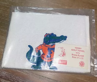 Vintage University Of Florida Gators Terry Golf Towel With Brass Eyelet 17 X 11 • $19.99