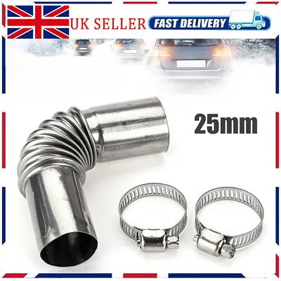 25mm Exhaust Pipe Tube Elbow Connector For Eberspacher Webasto Diesel Heater NEW • £6.22