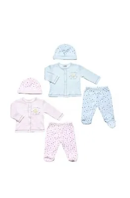 BNWT Baby 3 Piece Gift Set Trouser Jacket & Hat Set By Just Too Cute 🎈 • £8.95