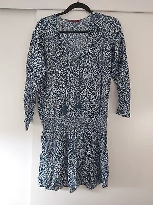 $50 • Buy Tigerlily Blue Mini Dress Boho Beach  Size 12
