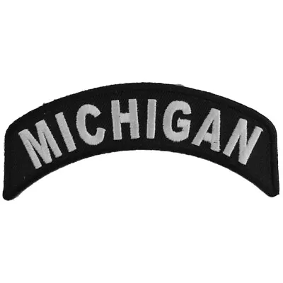 Patch Small Rocker (Iron-On) Michigan State Patch 4  X 1.75  • $7.49