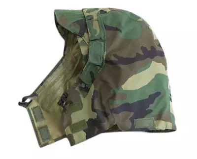 GI Woodland Camo Cold Weather Goretex Parka Hood Size X-Large • $17.99