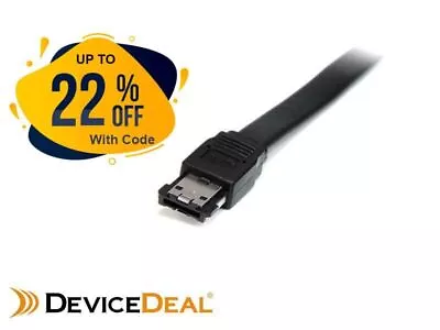 StarTech Shielded External ESATA Cable 3 Ft Black - ESATA3 • $31.50