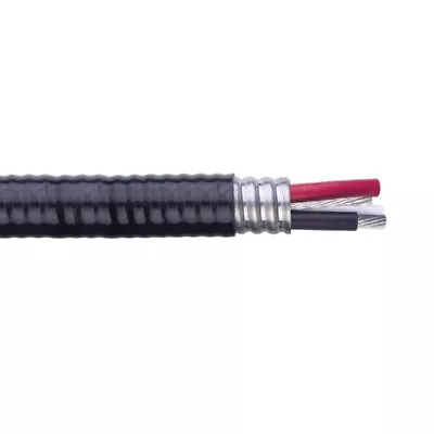 175' 2/4 With Ground Aluminum Conductor MC Cable PVC Jacket Black 600V • $1100