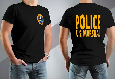 Police US Marshal Logo Shirt  USA Marshal Police T-shirt All Sizes S-5XL • $26.99