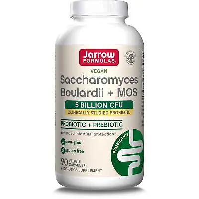 £26.84 • Buy Jarrow Formulas Saccharomyces Boulardii + MOS 5 Billion 90 Veggie Capsules