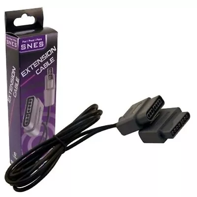 SNES 6 Foot Extension Cable For Super Nintendo Controller Brand New 0Z • $6.67