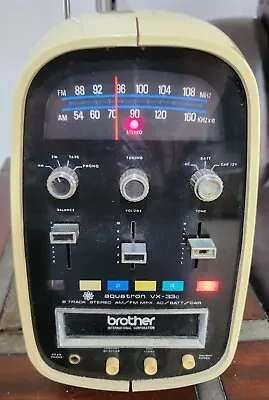 Vintage Brother Aquatron Vx-33c Portable 8 Track Player AM FM The Egg Read Desc. • $175