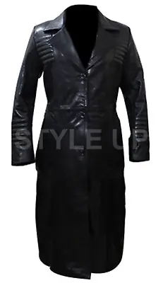 $122.78 • Buy The Bourne Legacy Aaron Cross Stylish Jeremy Renner Casual Leather Trench Coat