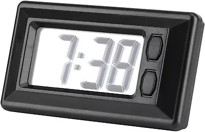 Car Dashboard Digital Clock Mini Car Clock ABS Self-Adhesive Electronic Digit... • $16.18