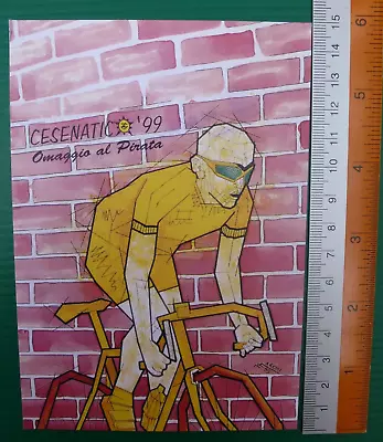 MARCO PANTANI CESENATICO '99 Tribute To The PIRATE Illustrator  MARCONI-autograph  • £8.22