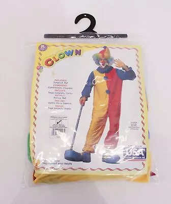 Rubie's Men's Adult Clown Clown Costume Set DD7 Multicolor One Size NWT • $32.99