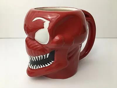 Marvel Venom Coffee Mug Monster Face Spider Man Red 16 Oz Excellent 2015 • $15.25