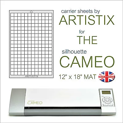 1 X A3 Carrier Sheet Cutting Mat Craft Robo Graphtec Cricut Crafting Cardmaking • £15.99