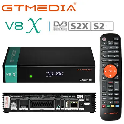 GTMEDIA HD Free To Air Sat DVB-S/S2/S2X FTA Satellite Receiver TV Box Free DVR  • $39.99