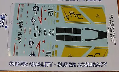 Microscale Decal 1:48 Scale #48-1103 / F-14B Tomcat Upgrade: VF-32 • $7.95