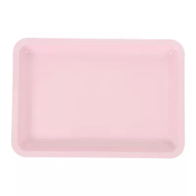 Tool Stainless Steel Jewelry Tray Manicure Desktop Storage (Pink) Sleek Design • £7.98