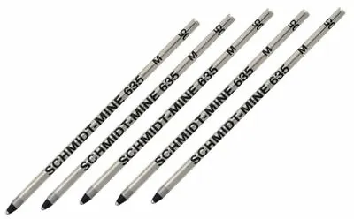 5 Schmidt Mini Ballpoint Pen Refills Livescibe 3 Pens Medium Point • $9.95