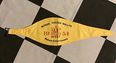 Original 1954 International Tulpen Tulip Rally Rac West Commisioner Armband Pass • $75.76