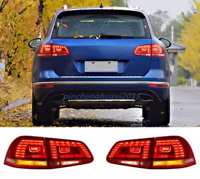 For Volkswagen Touareg 2011-2018 LED Left & Right LED Tail Light Assemblies Pair • $439.19