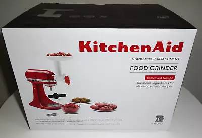 Kitchenaid Food Meat Grinder KSMFGA Attachment White Stand Mixer New • $29