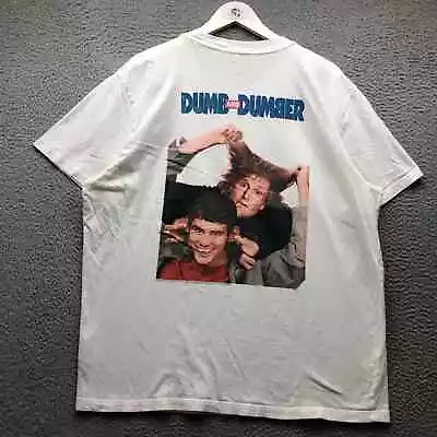 Dumb And Dumber Hollister T-Shirt Mens XL Short Sleeve Relaxed Fit Graphic White • $14.99