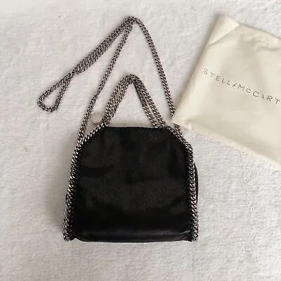 Stella McCartney Falabella Shoulder Bag Tote Bag Black • $149.52