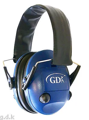 £22.99 • Buy Gdk Black Electronic Ear Defender, Electronic Ear Muffs, 2 X Microphones,folding