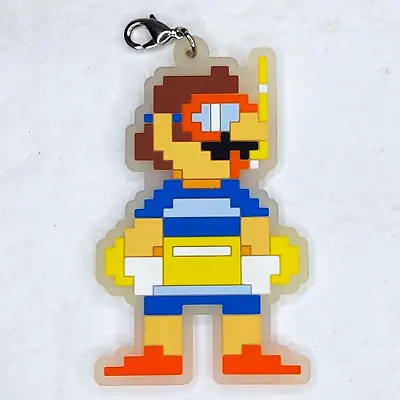 2017 Super Mario Odyssey 3.5  8-Bit Swim Wear Mario Rubber Keychain Strap • $8