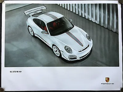 Porsche Official 911 997 Gt3 Rs 4.0 Plan View Showroom Poster 2011 Rare • $150