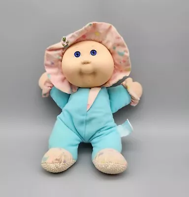 Vintage Cabbage Patch Doll Plush 10  Bonnet Baby Land Rattle Pink Blue CPK  • $6.99