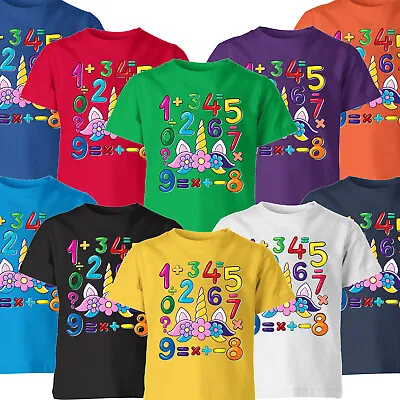 Unique Maths Number Day Math Love Gift School Wear Numeric Style T-Shirt #ND5 • £6.99