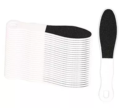  4.75-inch Mini Plastic Emery Board Foot Callus File White 24-Pack  • $10.01