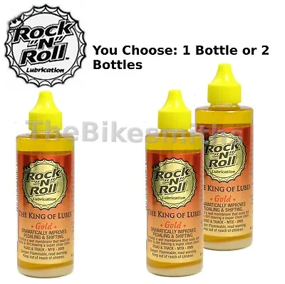 Rock-N-Roll Gold Lube 4oz Chain Lubricant Road Mountain Hybrid Bike • $9.71