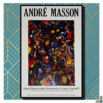 André Masson/1977/Original Poster/Grand Palais/Marseille/Antilles/Surrealism • $270